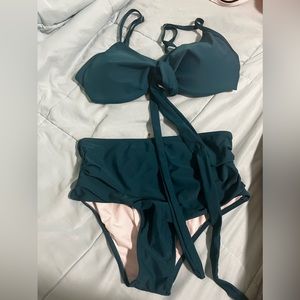 Green bikini